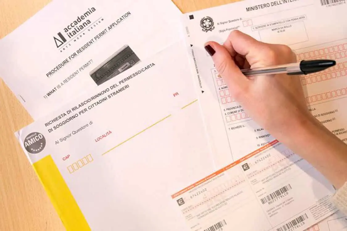 Applying for a permesso di soggiorno for jure sanguinis.